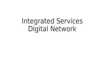 Integrated Services Digital Network. ISDN - Conceitos ISDN é uma rede que fornece conectividade digital fim-a-fim, oferecendo suporte a uma ampla gama.