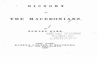 Edward Farr The History of Macedonians (1850)