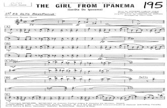 Garota de Ipanema Big Band Sax Alto 1