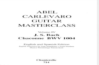 BACH Chaconne - Carlevaro MasterClass