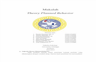 Makalah Theory Planned Behavior