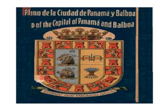 Planos de La Ciudad de Panama y Balboa - Macario Solis