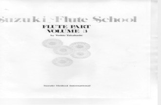 Suzuki Flute School - Volume 3