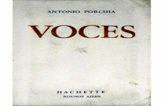 Porchia, Antonio - Voces