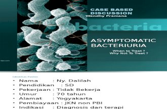 CBD Asymptomatic Bacteriuria Wendhy