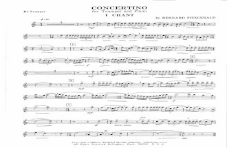 Fitzgerald - Concertino for Trumpet