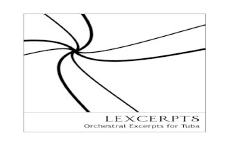 Lexcerpts - Orchestral Excerpts for Tuba v1.4 (US)