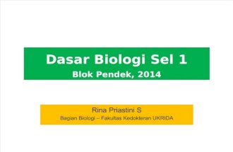 Presentasi Biologi Blok 3 Blok Pendek 2015 Utk Mhs
