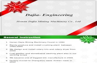 Dajia Mining Machinery Profile