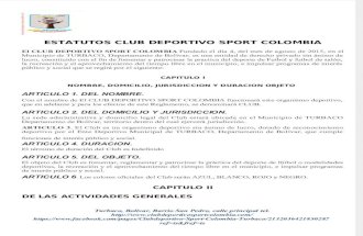 Reglamento Club Sport Colombia Turbaco3