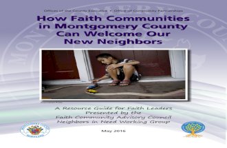 Faith Community Welcome New Neighbors Guide