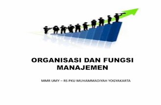 Organisasi Dan Fungsi Manajemen_mmr Umy_rs Pku II