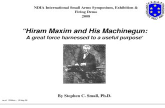 Hiram Maxim and His Machinegun