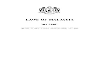 Laws of Malaysia Act A1481