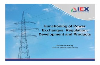 Akhilesh Awasthy - 3 - Functioning of Power Exchanges