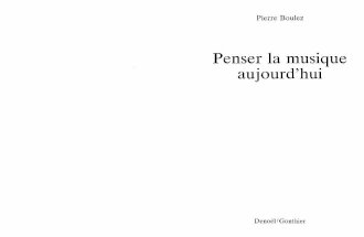 Boulez, Pierre - Penser la musique aujourd'ui.pdf