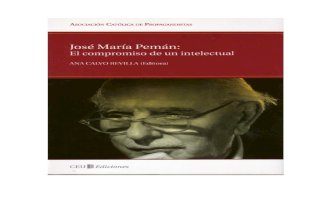 Jose Maria Peman El Compromiso de Un Intelectual CEU