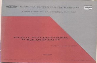 Manual Para Defensores Publicos Penales - Ano 2000 - PORTALGUARANI
