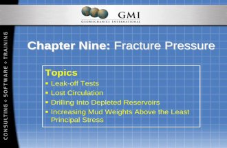 Chapter 09 - FracturePressure