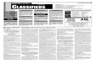 Claremont COURIER Classifieds 5-6-16