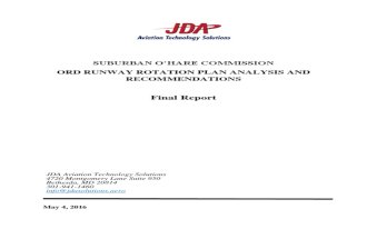 JDA Runway Rotation Analysis