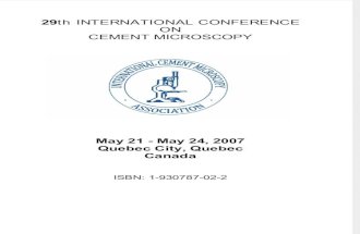 ICMA 2007 TOC Abstracts