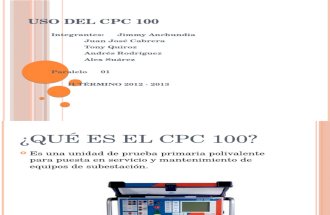 USO DEL CPC 100
