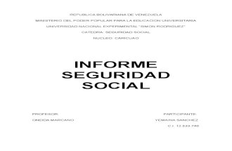 Seguridad Social Informe