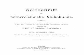 Zeitschrift für österreichische Volkskunde_1910