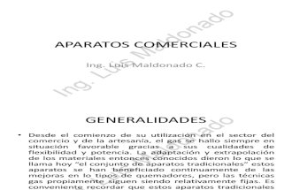 APARATOS COMERCIALES