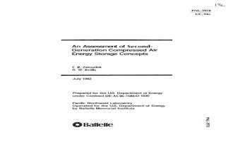 An Assessment of Second Generation CASE Concepts - US DOe - PNWL UC-94e