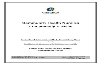 Community Nursing Skill and Competence