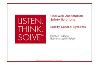 Safety Control Systems - Rockwell Automation