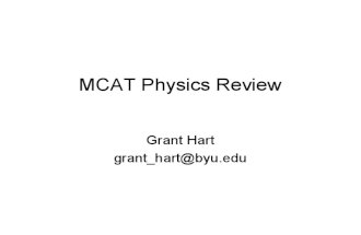 MCAT Physics Review 1