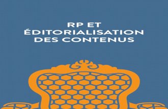 RP Et Editorialisation Des Contenus