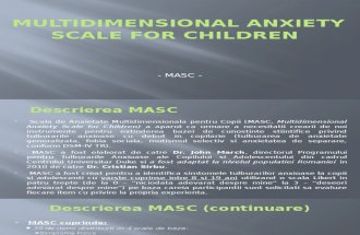 Multidimensional Anxiety Scale for Children