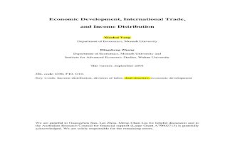 Economics - Economic Development, International Trade and Income Distribution