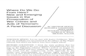 Meron Et Al - Where Do We Go From Here, Conclusion