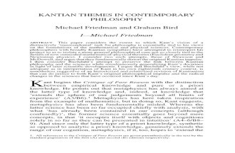FRIEDMAN & BIRD- Kantian Themes in Contemporary Philosophy