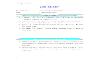 Job Sheet Pemeriksaan Fisik ( Ttv )