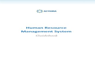 HRMS User Guide