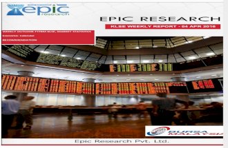 Epic Research Malaysia - Weekly KLSE Report From 4th April 2016 to 8th April 2016