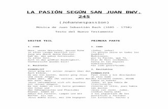 Letra Pasión San Juan
