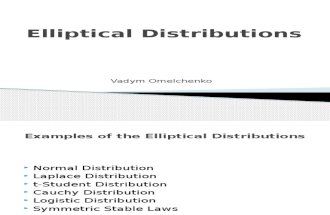 Elliptical Distributions24