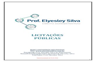 Apostila de Licitações Públicas - Prof. Elyesley Silva