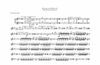 Bloch - Schelomo (Violin 2)