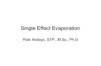 Single Effect Evaporation Final [Compatibility Mode]