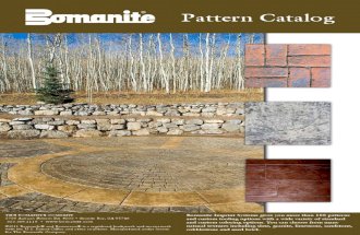 Bomanite Pattern Catalog 2012