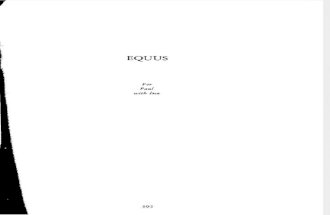 Equus by Peter Shaffer (Final)