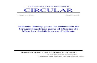 Metodo de diseño granulometrico Bailey